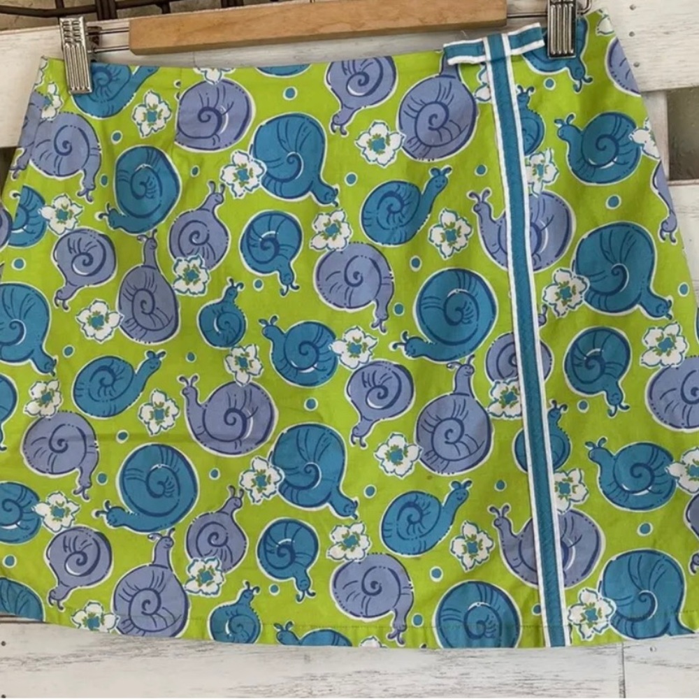 Lilly Pulitzer Skort Snel Shorts Skirt Size 6 Small Vintage Green.